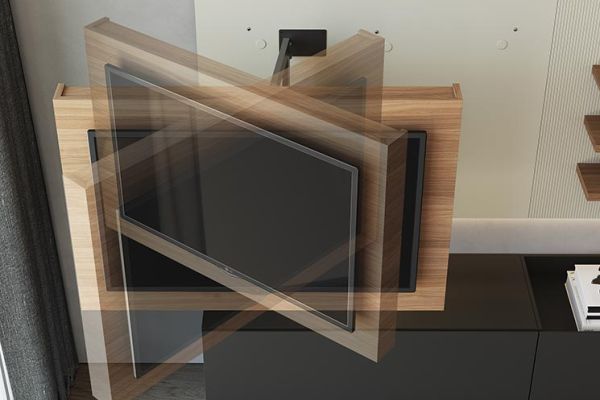 Sistemi porta TV orientabili